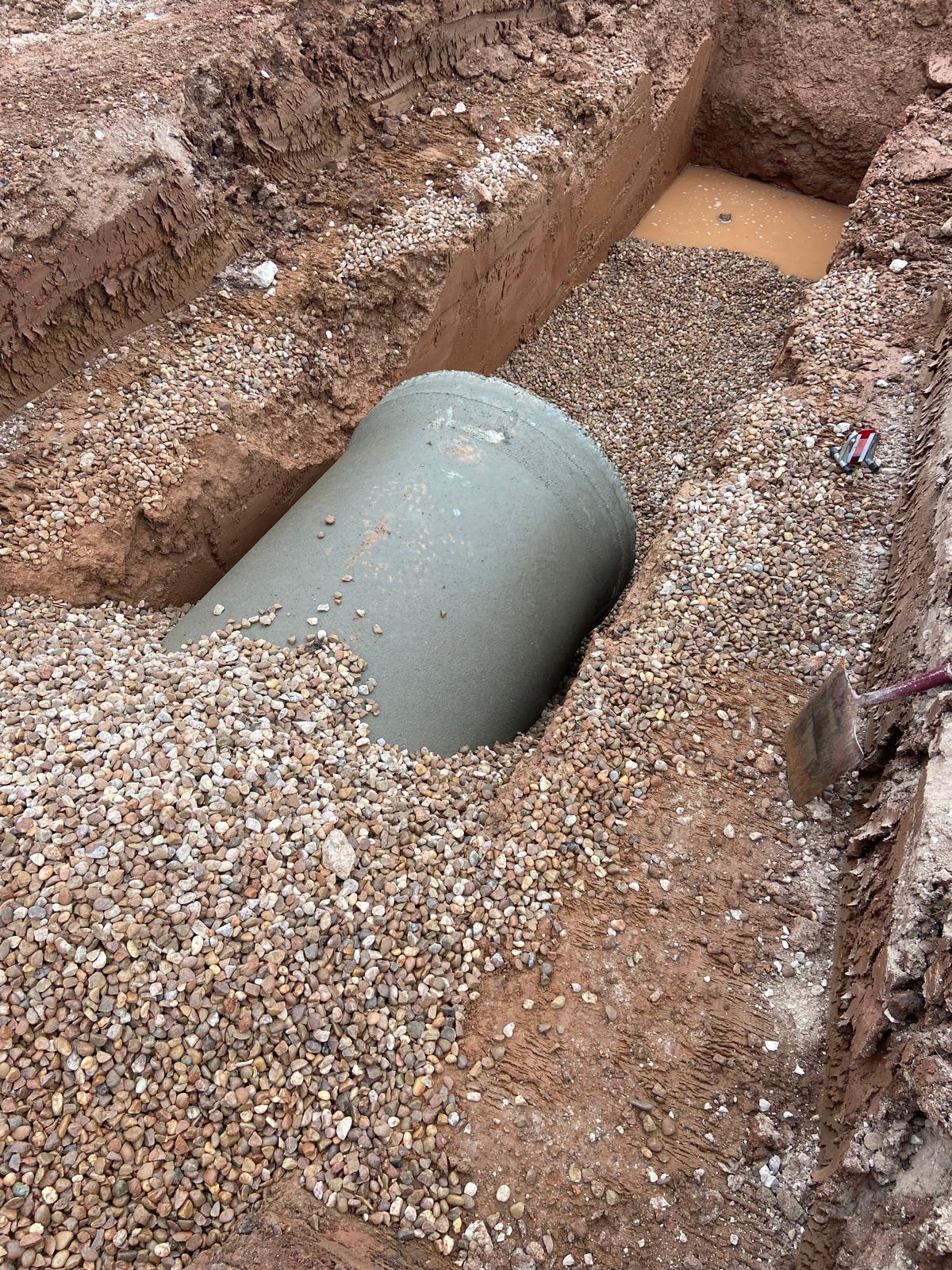 Drainage system installation